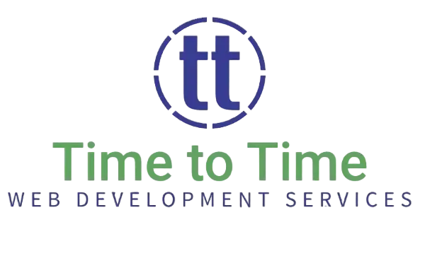 time to time logo blue